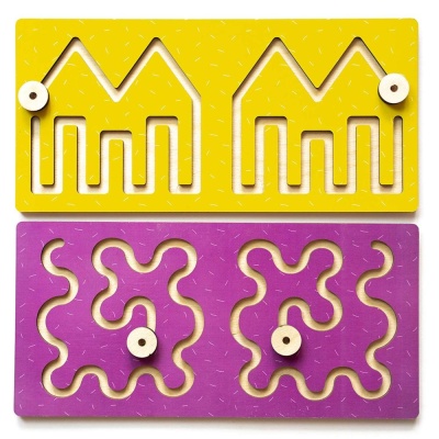 Деревянная игрушка Межполушарные доски Мышление Мастер игрушек IG0392 01